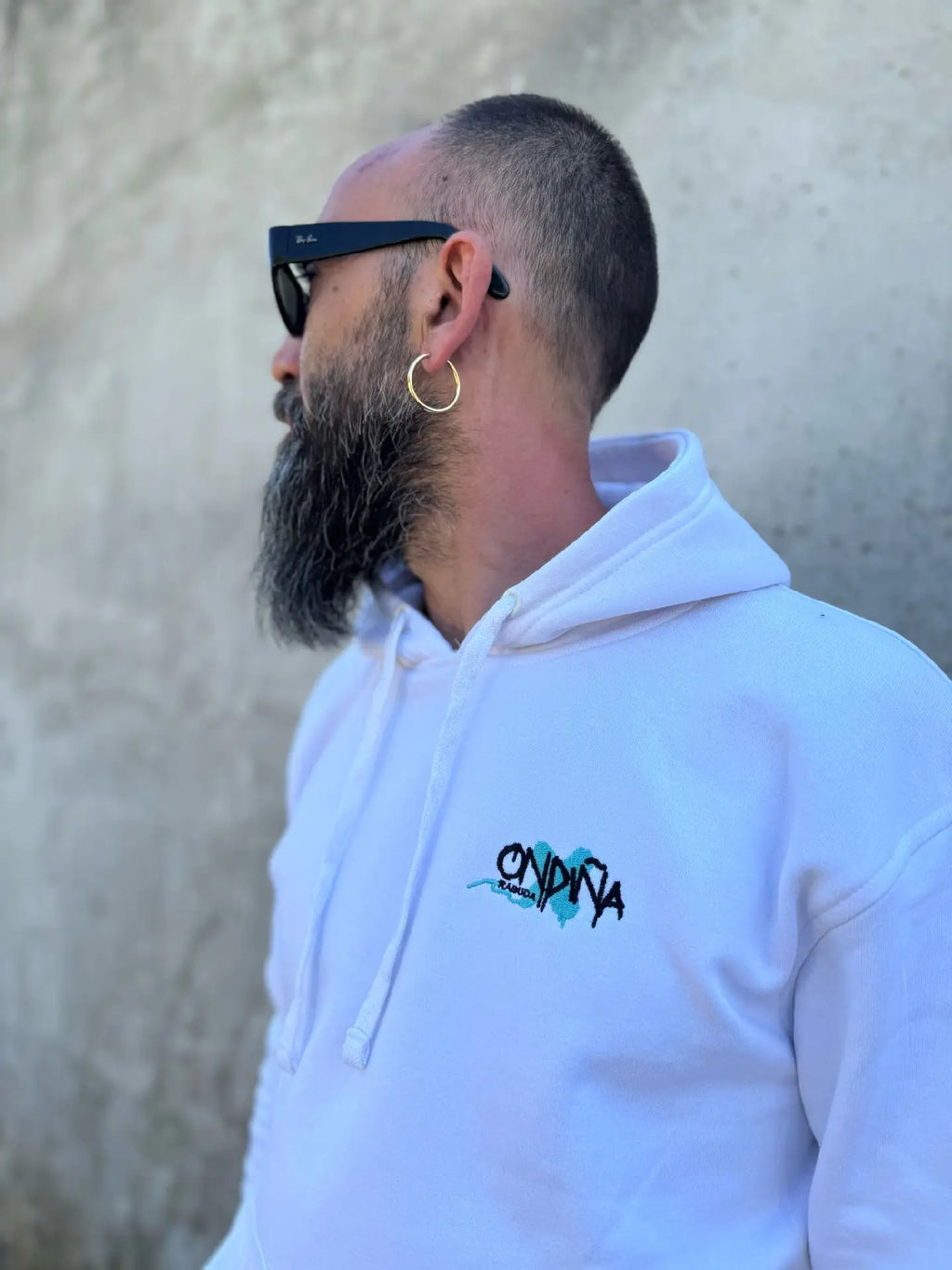 Sudadera con capucha 320g Islas Cíes — Ondiña Rabuda