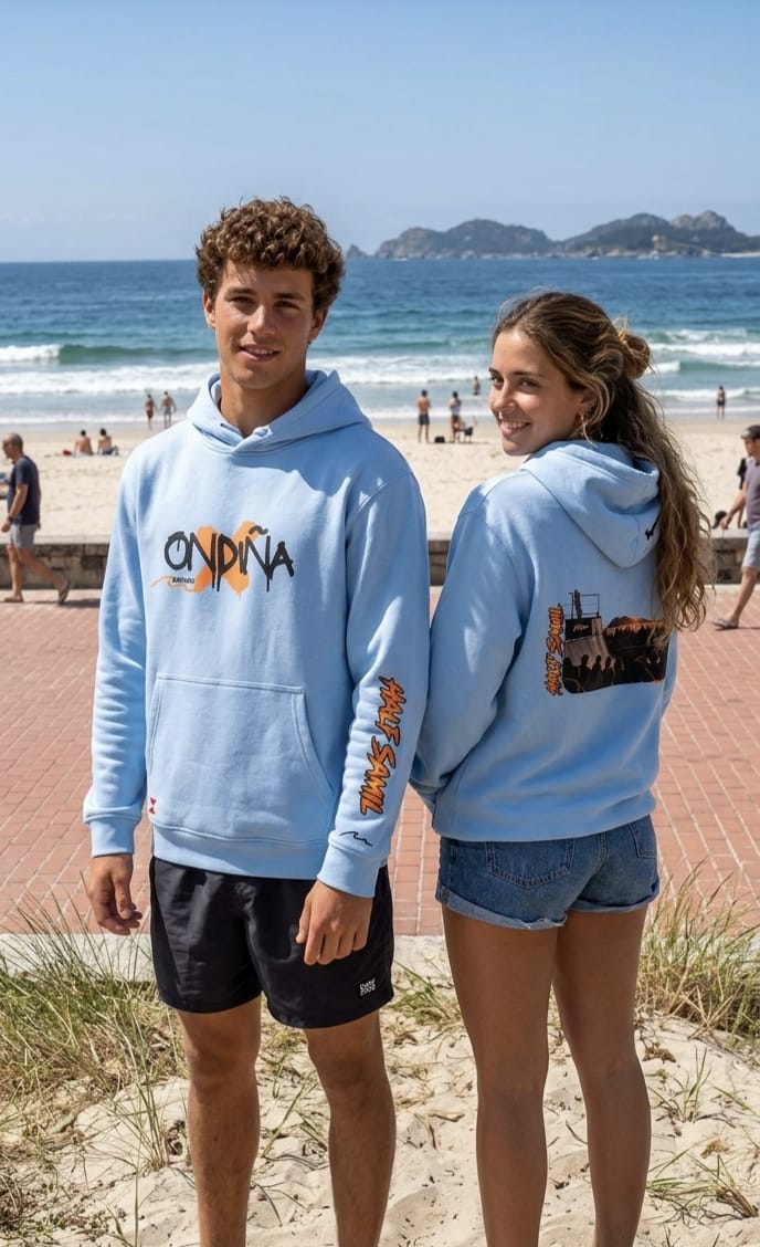 SUDADERA CON CAPUCHA HALF PIPE