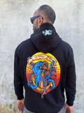 Sudadera con capucha  Pulpo & Ancla — Ondiña Rabuda