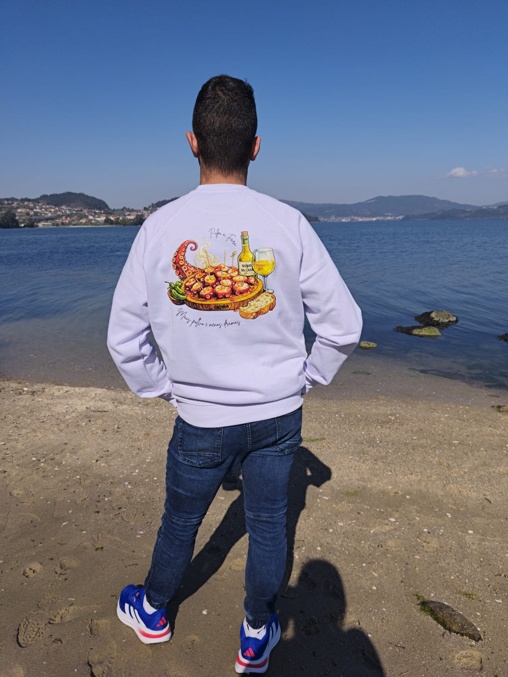 SUDADERA SIN CAPUCHA PULPO " A FEIRA "