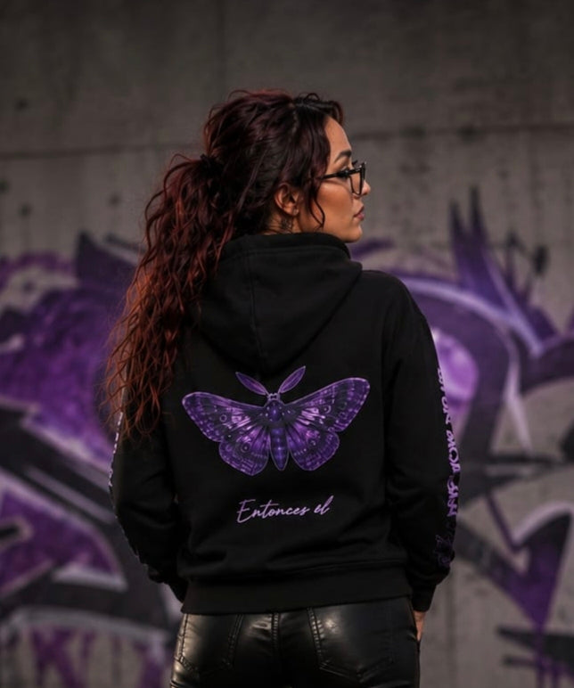 Sudadera "El Principio del Fin" x Raven Morrigan by Ondiña Rabuda